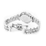 Emporio Armani Gianni T Bar White Marble Dial Silver Steel Strap Watch For Women - AR11170 Buy Now By Emporio Armani