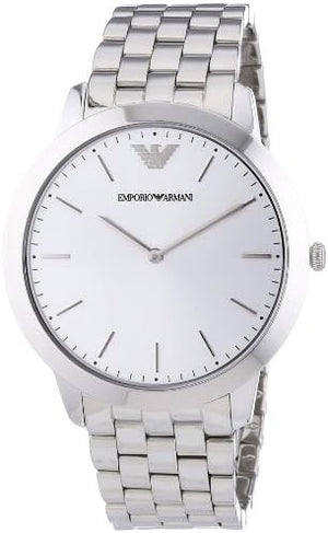 Emporio Armani Classic Quartz Silver Dial Silver Steel Strap Watch For Men - AR1745 Buy Now By Emporio Armani