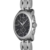 Tissot Couturier Chronograph Black Dial Silver Steel Strap Watch For Men - T035.617.11.051.00 Buy Now By Tissot