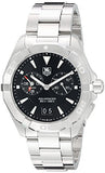 Tag Heuer Aquaracer Quartz Black Dial Silver Steel Strap Watch for Men - WAY111Z.BA0928 Buy Now By Tag Heuer