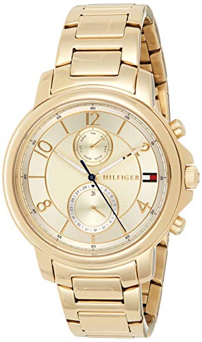 Tommy Hilfiger Claudia Gold Dial Gold Steel Strap Watch for Women - 1781821 Buy Now By Tommy Hilfiger