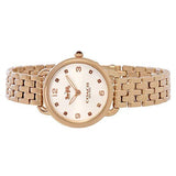 Coach Delancey White Dial Rose Gold Steel Strap Watch for Women - 14502783 Buy Now By Coach