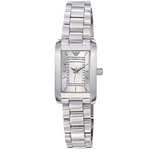 Emporio Armani Classic Diamonds Silver Dial Silver Steel Strap Watch For Women - AR3170 Buy Now By Emporio Armani