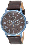 Guess Delancy Analog Brown Dial Brown Leather Strap Watch For Men - W0870G3 Buy Now By Guess