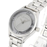Marc Jacobs Tether Transparent Silver Dial Silver Steel Strap Watch for Women - MBM3416 Buy Now By Marc Jacobs