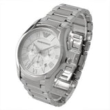 Emporio Armani Valente Chronograph Silver Dial Silver Steel Strap Watch For Men - AR11081 Buy Now By Emporio Armani