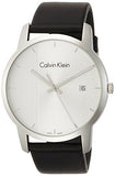 Calvin Klein City Silver Dial Black Steel Strap Watch for Men - K2G2G1CX Buy Now By Calvin Klein