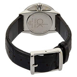 Calvin Klein Accent Black Dial Black Leather Strap Watch for Women - K2Y231C3 Buy Now By Calvin Klein