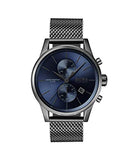 Hugo Boss Jet Blue Dial Gunmetal Mesh Bracelet Watch for Men - 1513677 Buy Now By Hugo Boss
