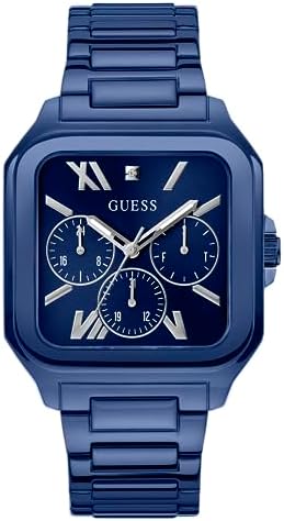 Guess Dress Multifunction Blue Dial Blue Steel Strap Watch for Men - GW0631G3 Buy Now By Guess