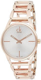 Calvin Klein Stately White Dial Rose Gold Steel Strap Watch for Women - K3G23626 Buy Now By Calvin Klein