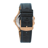 Maserati Potenza 42mm Rose Gold & Blue Dial Blue Leather Strap Watch For Men - R8851108027 Buy Now By Maserati