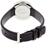 Calvin Klein Firm Black Dial Black Leather Strap Watch for Women - K3N231C1 Buy Now By Calvin Klein