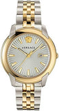 Versace Audrey Quartz White Dial Two Tone Steel Strap Watch for Women - VELR00519 Buy Now By Versace