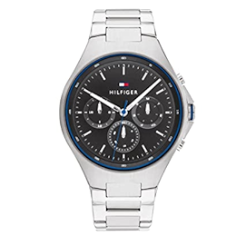 Tommy Hilfiger Justin Chronograph Gray Dial Silver Steel Strap Watch For Men - 1792054 Buy Now By Tommy Hilfiger