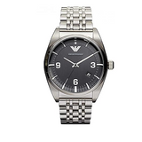 Emporio Armani Classic Analog Black Dial Silver Steel Strap Watch For Men - AR0369 Buy Now By Emporio Armani
