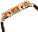 Guess Horizon Quartz Champagne Dial Brown Leather Strap Watch For Women - W0380G4 Buy Now By Guess