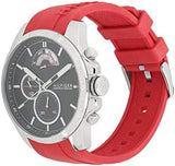 Tommy Hilfiger Decker Quartz Black Dial Red Rubber Strap Watch for Men - 1791351 Buy Now By Tommy Hilfiger