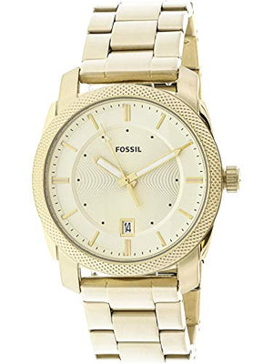 Fossil Machine Gold Dial Gold Steel Strap Watch for Men - FS5264 Buy Now By Fossil