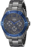 Guess Flagship Multifunction Chronograph Grey Dial Grey Steel Strap Watch for Men - W0601G1 Buy Now By Guess