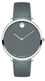 Movado Museum 70th Anniversary Grey Dial Grey Leather Strap Watch For Women - 0607144 Buy Now By Movado