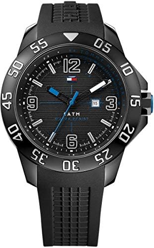 Tommy Hilfiger Sport Multifunction Black Dial Black Rubber Strap Watch for Men - 1790983 Buy Now By Tommy Hilfiger