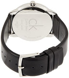 Calvin Klein Minimal Black Dial Black Leather Strap Watch for Men - K3M211C4 Buy Now By Calvin Klein