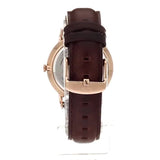 Daniel Wellington Dapper Bristol White Dial Brown Leather Strap Watch For Women - DW00100094 Buy Now By Daniel Wellington