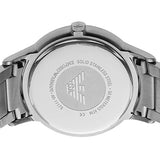 Emporio Armani Renato Quartz Black Dial Silver Steel Strap Watch For Men - AR11179 Buy Now By Emporio Armani