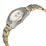 Tissot T Wave Mother of Pearl Dial Two Tone Steel Strap Watch for Women - T023.210.22.117.00 Buy Now By Tissot