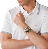 Michael Kors Brecken Chronograph Black Dial Gold Mesh Strap Watch For Men - MK8867 Buy Now By Michael Kors