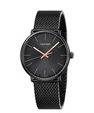 Calvin Klein High Noon Quartz Black Dial Black Mesh Bracelet Watch for Men - K8M21421 Buy Now By Calvin Klein