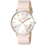 Coach Perry White Dial Pink Leather Strap Watch for Women - 14503118 Buy Now By Coach