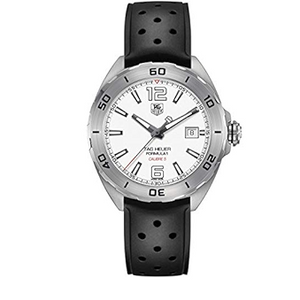 Tag Heuer Formula 1 Quartz White Dial Black Rubber Strap Watch for Men - WAZ2114.FT8023 Buy Now By Tag Heuer