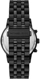 Michael Kors Hutton Chronograph Black Dial Black Steel Strap Watch For Men - MK9089 Buy Now By Michael Kors