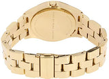 Marc Jacobs Henry Diamonds White Dial Gold Steel Strap Watch for Women - MBM3045 Buy Now By Marc Jacobs