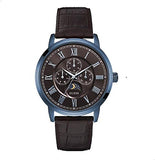 Guess Delancy Analog Brown Dial Brown Leather Strap Watch For Men - W0870G3 Buy Now By Guess
