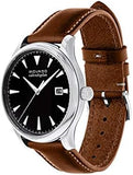 Movado Heritage Calendoplan Black Dial Brown Leather Strap Watch for Men - 3650001 Buy Now By Movado