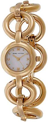 Marc Jacobs Rock White Dial Gold Steel Strap Watch for Women - MBM3005 Buy Now By Marc Jacobs