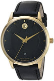 Movado 1881 Automatic Black Dial Black Leather Strap Watch For Men - 606875 Buy Now By Movado