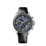 Hugo Boss Driver Sport Chronograph Blue Dial Black Leather Strap Watch for Men - 1513077 Buy Now By Hugo Boss