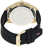 Tommy Hilfiger Austin Black Dial Black Rubber Strap Watch for Men - 1791636 Buy Now By Tommy Hilfiger