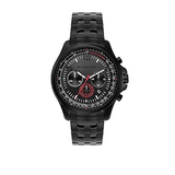 Michael Kors Pilot Chronograph Black Dial Black Steel Strap Watch For Men - MK9127 Buy Now By Michael Kors
