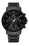 Tommy Hilfiger Daniel Black Dial Black Steel Strap Watch for Men - 1710383 Buy Now By Tommy Hilfiger