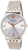 Emporio Armani Kappa Quartz Silver Dial Two Tone Mesh Bracelet Watch For Men - AR11093 Buy Now By Emporio Armani