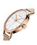 Calvin Klein Even White Dial Rose Gold Mesh Bracelet Watch for Women - K7B21626 Buy Now By Calvin Klein