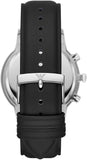 Emporio Armani Giovanni Analog Black Dial Black Leather Strap Watch For Men - AR11431 Buy Now By Emporio Armani