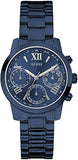 Guess F14 Chronograph Analog Blue Dial Blue Steel Strap Watch For Women - W0448L5 Buy Now By Guess