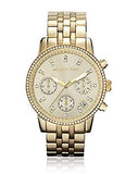 Michael Kors Runway Chronograph Gold Dial Gold Steel Strap Watch For Women - MK5698 Buy Now By Michael Kors