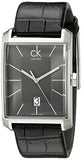 Calvin Klein Window Black Dial Black Leather Strap Watch for Men - K2M21107 Buy Now By Calvin Klein